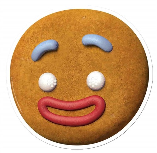 Maschera viso gingerbread man - maschera,